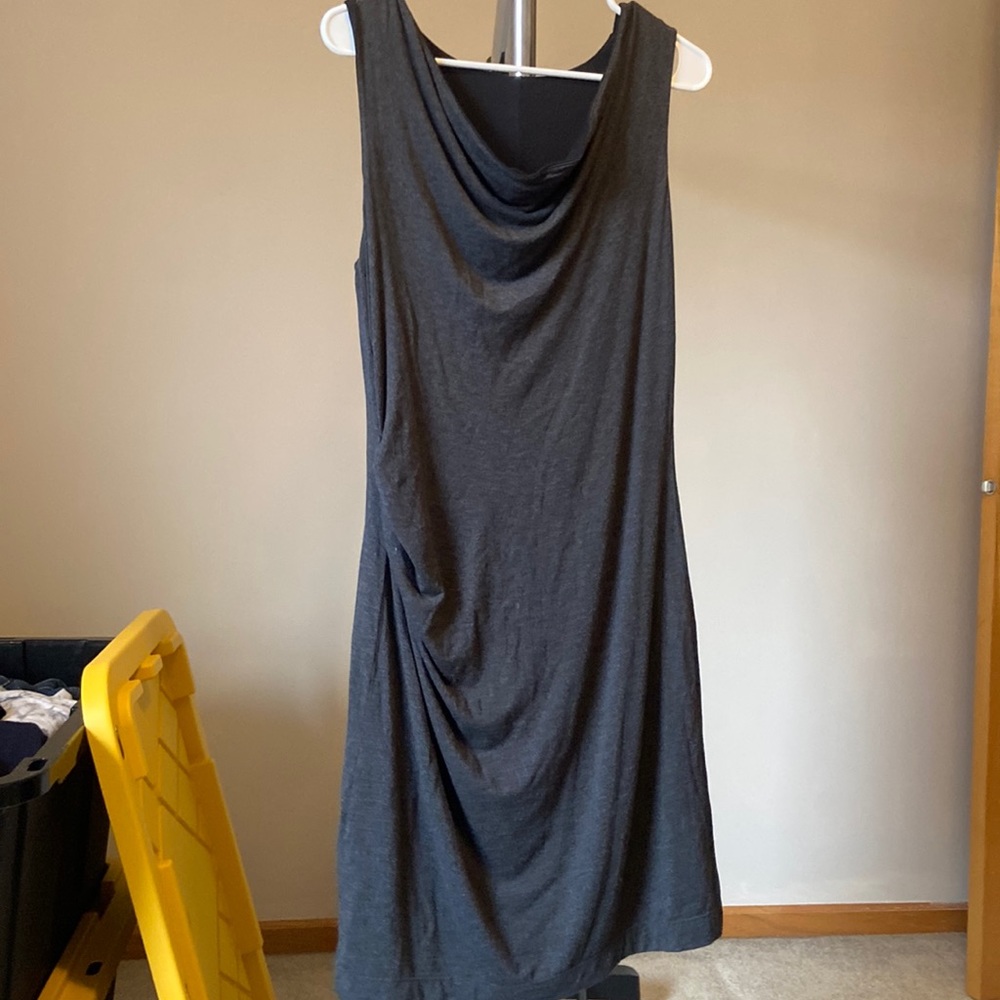 Athleta reversible dress. Charcoal. Black. Size large - Picture 1 of 1